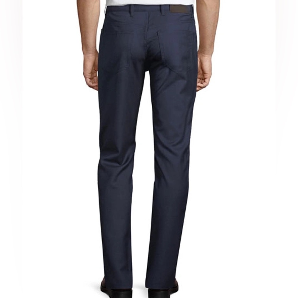 Ermenegildo Zegna Wool 5-Pocket Pants 34 Navy